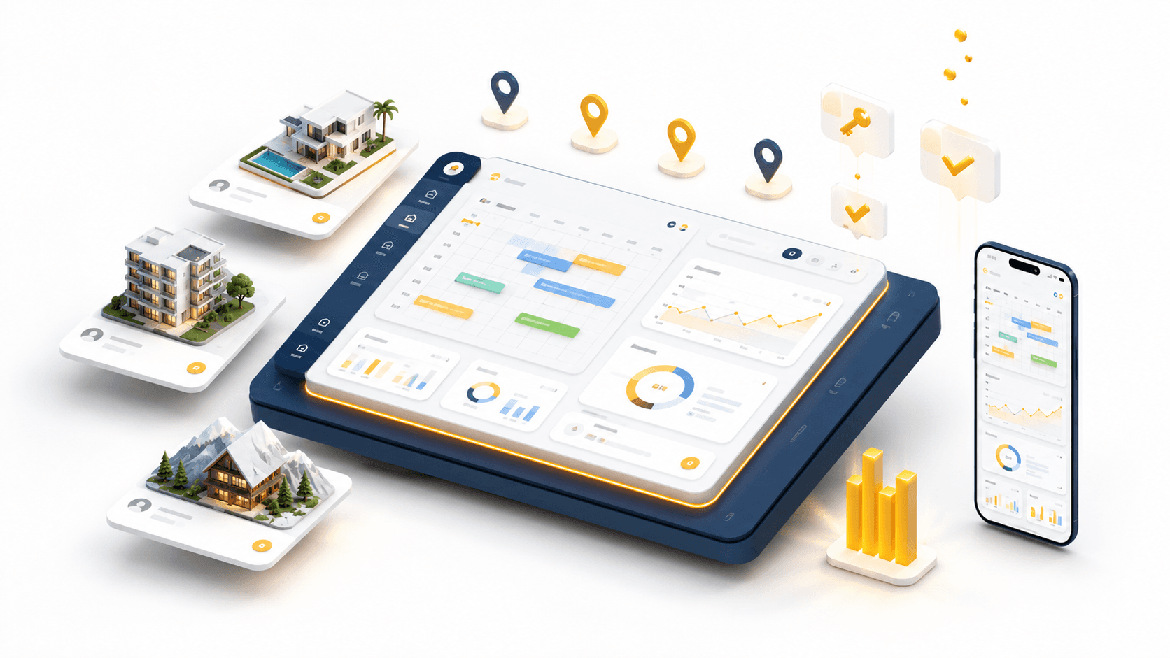 Guestio Dashboard — Command Center